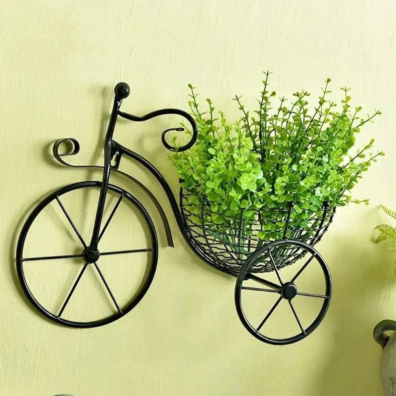 Bicycle Design Wall Basket For Home Decoration - Glim N Style