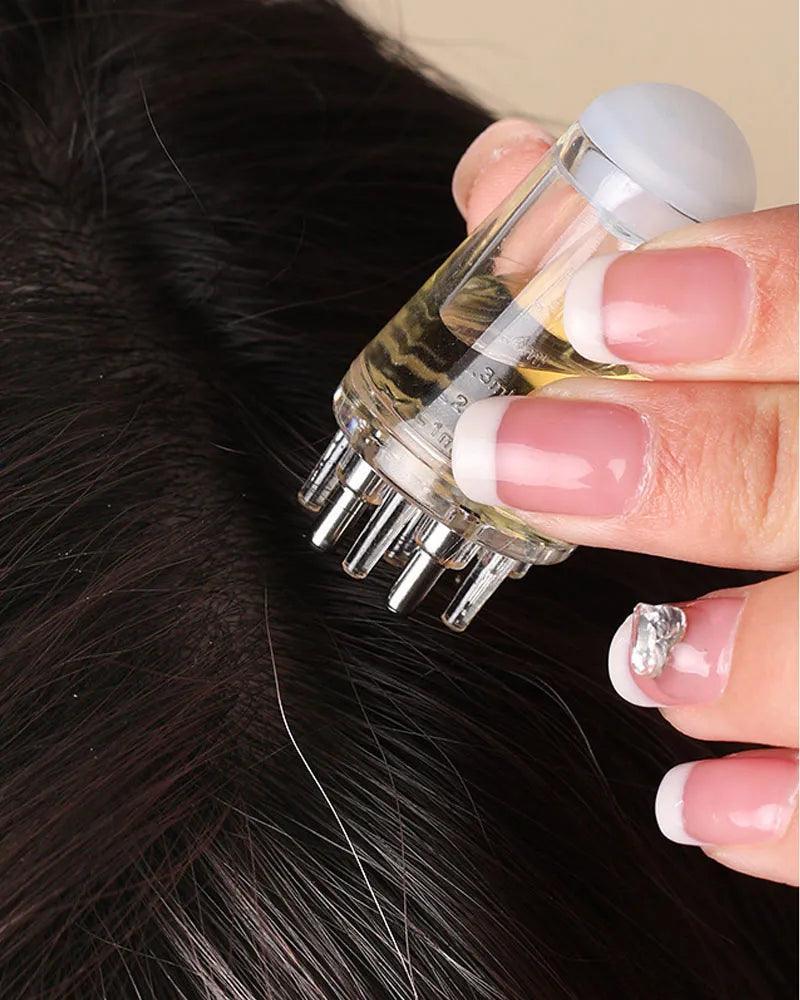 Scalp Applicator Liquid Comb Portable Mini Massage Comb Essential Oil Liquid Guiding Massager Anti Hair Loss Scalp Care Tools - Glim N Style