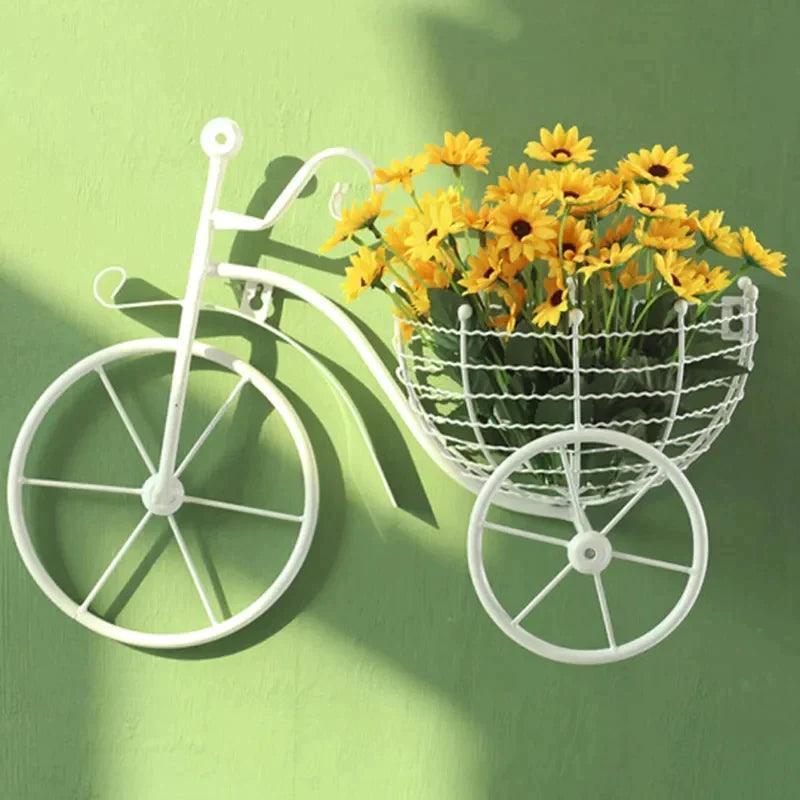 Bicycle Design Wall Basket For Home Decoration - Glim N Style