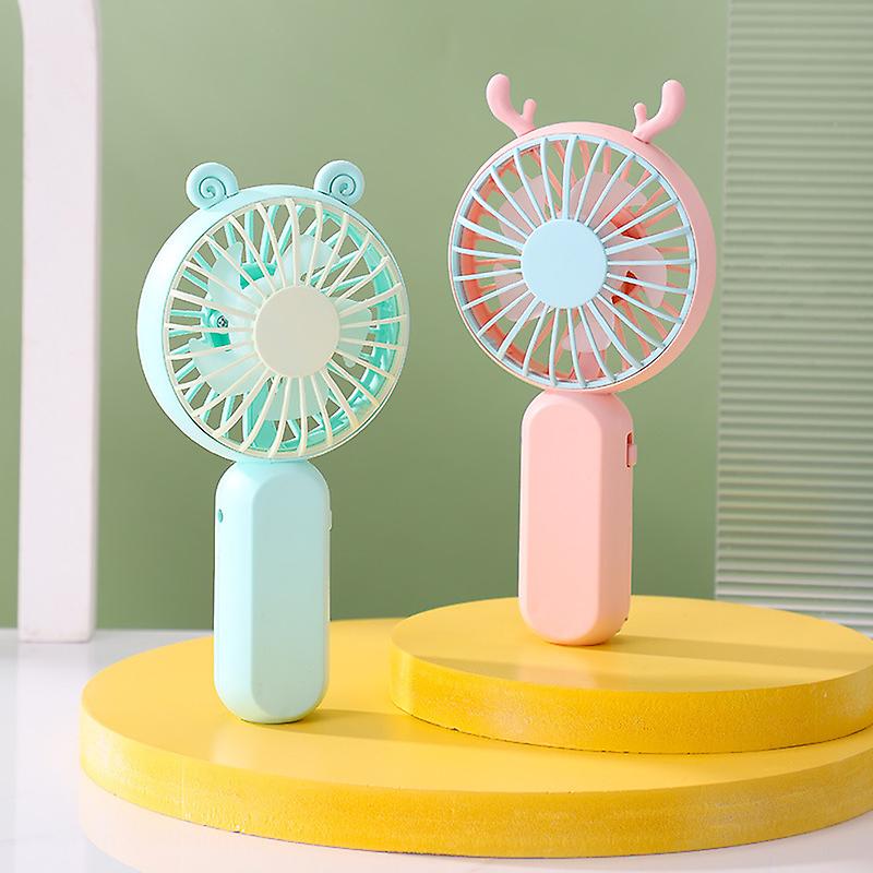 Mini Handheld USB Fan for Kids – Portable Rechargeable Cooling Fan for Summer, Outdoor Travel, and Gifts