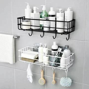 Rectangle Metal Stand With Hooks - Glim N Style