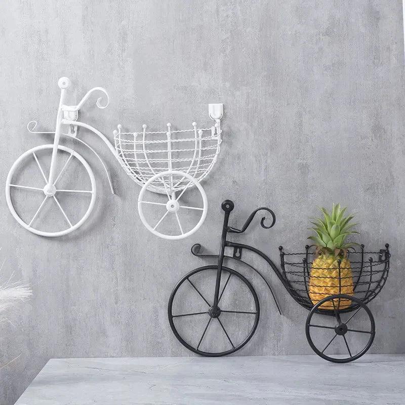 Bicycle Design Wall Basket For Home Decoration - Glim N Style