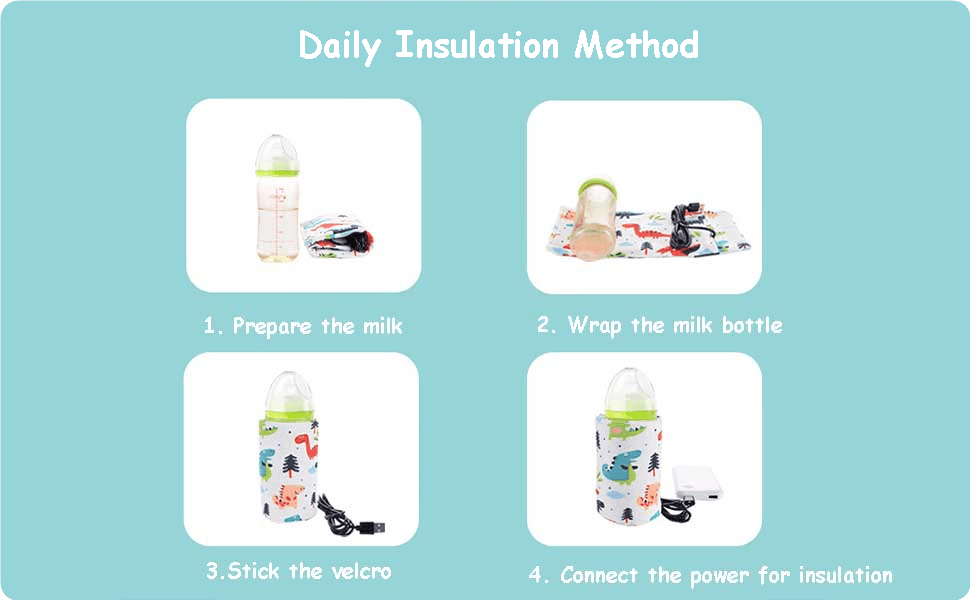Portable USB Baby Bottle Warmer - Glim N Style