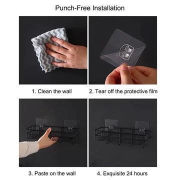 Rectangle Metal Stand With Hooks - Glim N Style