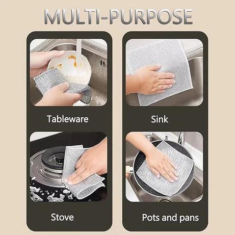 Imported Steel Wire Kitchen Cleaning Cloth - Glim N Style