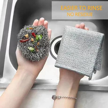 Imported Steel Wire Kitchen Cleaning Cloth - Glim N Style