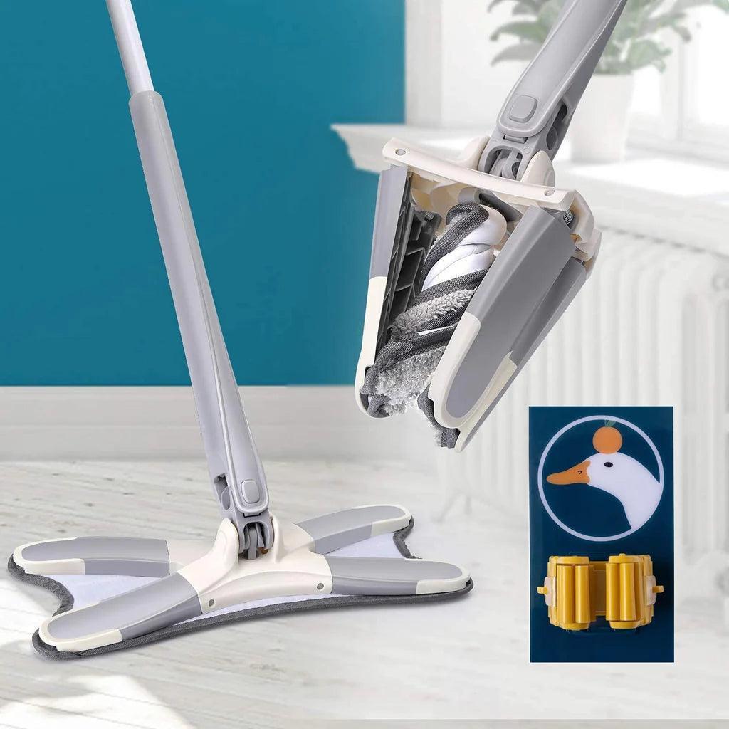 360 Degree Rotating X-Microfiber Self Squeezing Mop - Glim N Style