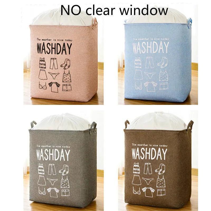 Foldable Dirty Clothes Laundry Basket Storage Bin Bucket - Glim N Style