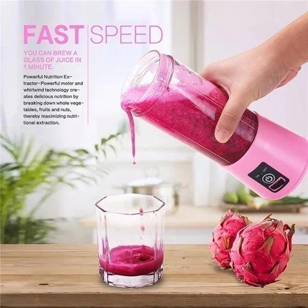 USB Rechargeable Juicer Blender 6 Blades - Glim N Style
