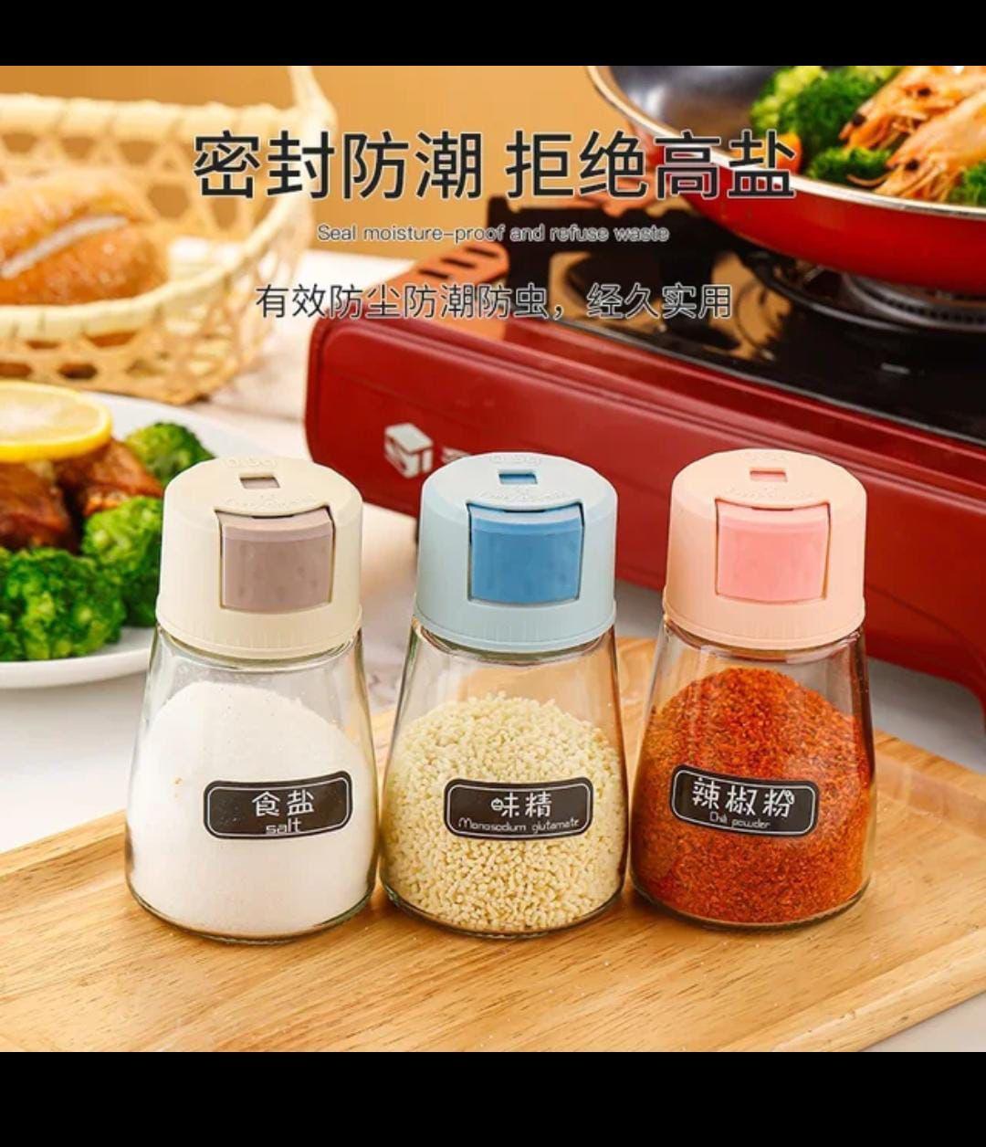 Pneumatic Oil Spray Bottle & Spice Jar - Glim N Style