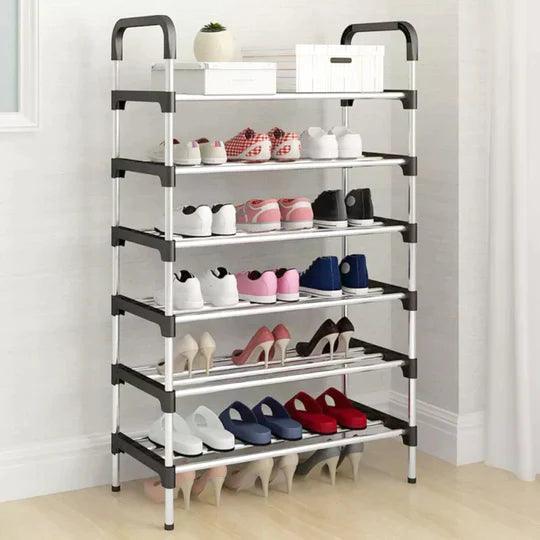 6 Layers Steel Shoe Rack Storage Stand Organizer - Glim N Style