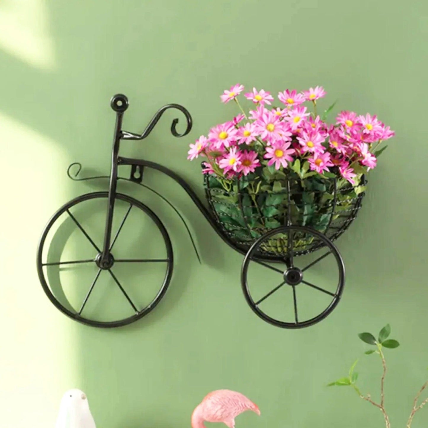 Bicycle Design Wall Basket For Home Decoration - Glim N Style