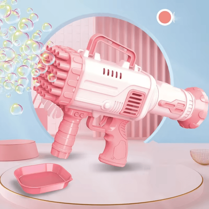 32-Hole Electric Bubble Gun for Kids