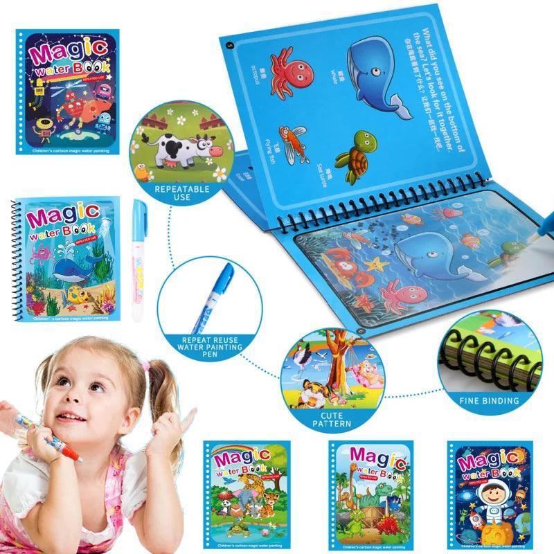 Water Magic Book for kids - Glim N Style