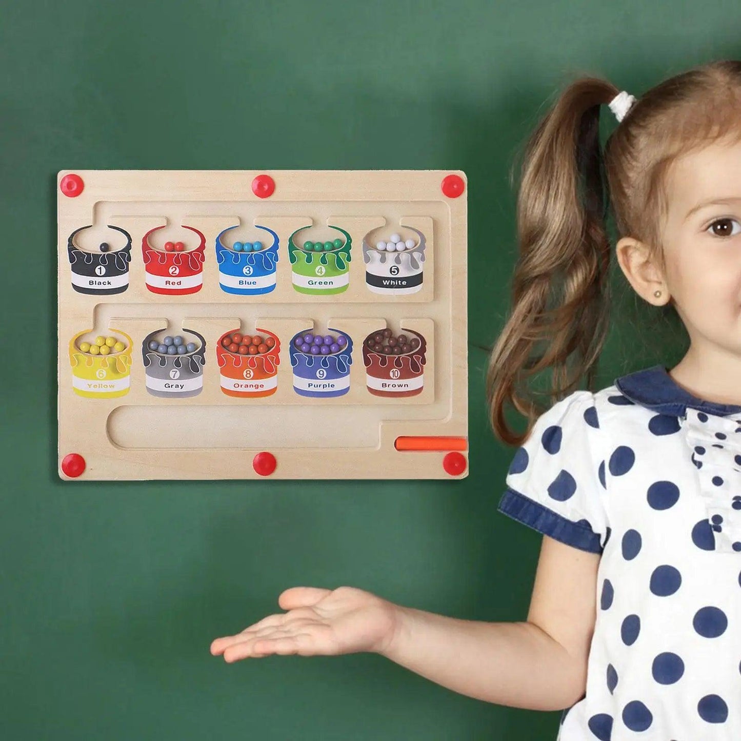 NumiTrain - Numbers And Letters Magnetic Train Puzzle Wooden Toy - Glim N Style