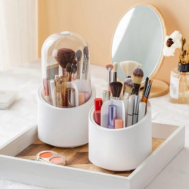 360° Rotating Makeup Brush Storage Unit Box - Glim N Style