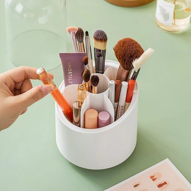 360° Rotating Makeup Brush Storage Unit Box - Glim N Style