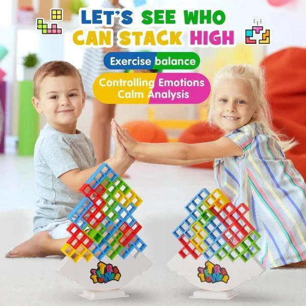 Russian Building Blocks Tetra Tower Game - Glim N Style