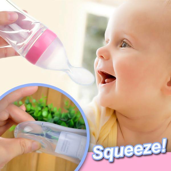 Weaning Bottle With Spoon - Glim N Style