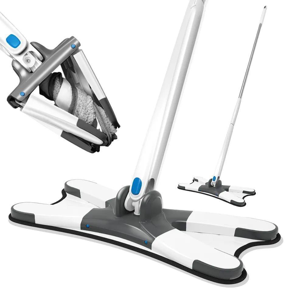 360 Degree Rotating X-Microfiber Self Squeezing Mop - Glim N Style