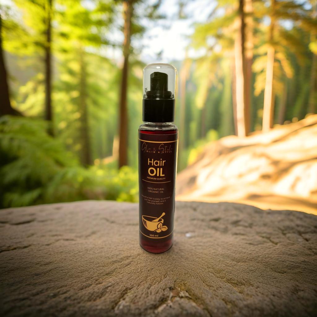Organic Hair Oil (100 ml) - Glim N Style