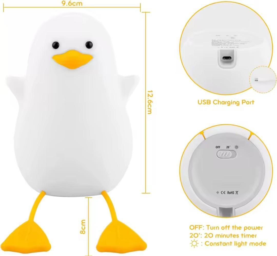 Silicone Cute Duck Lamp - Glim N Style