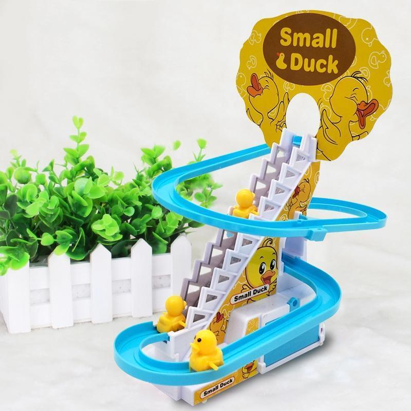 Small Ducks Roller Coaster Climbing Stairs Slide Toy - Glim N Style