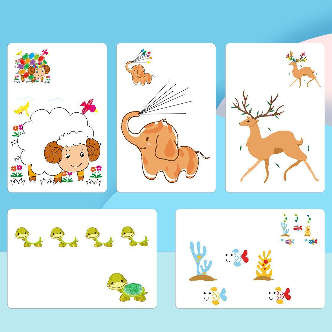 Children Finger Painting - Glim N Style