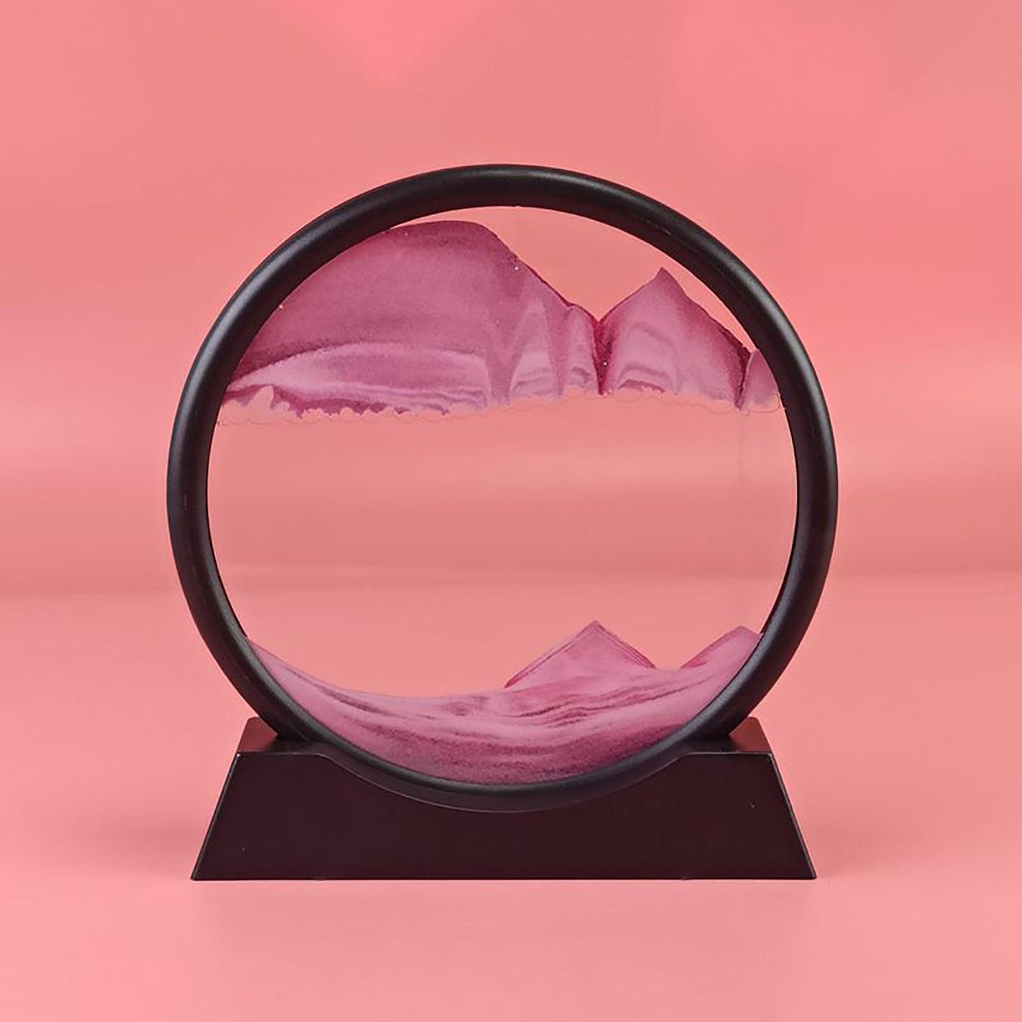 3D Moving Sand Art Picture Round Glass - Glim N Style