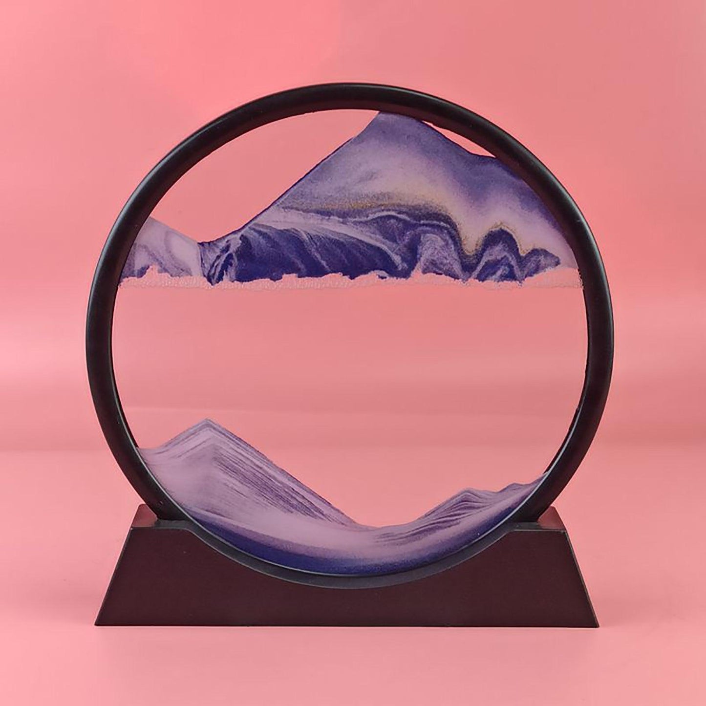 3D Moving Sand Art Picture Round Glass - Glim N Style