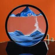 3D Moving Sand Art Picture Round Glass - Glim N Style