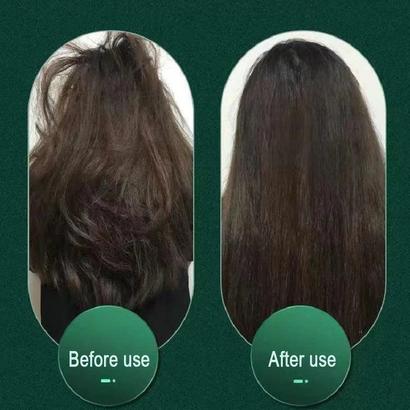 New 2 In 1 Hair Straightener Hot Comb Negative Ion Curling Tong Dual-purpose Electric Hair Brush - Glim N Style