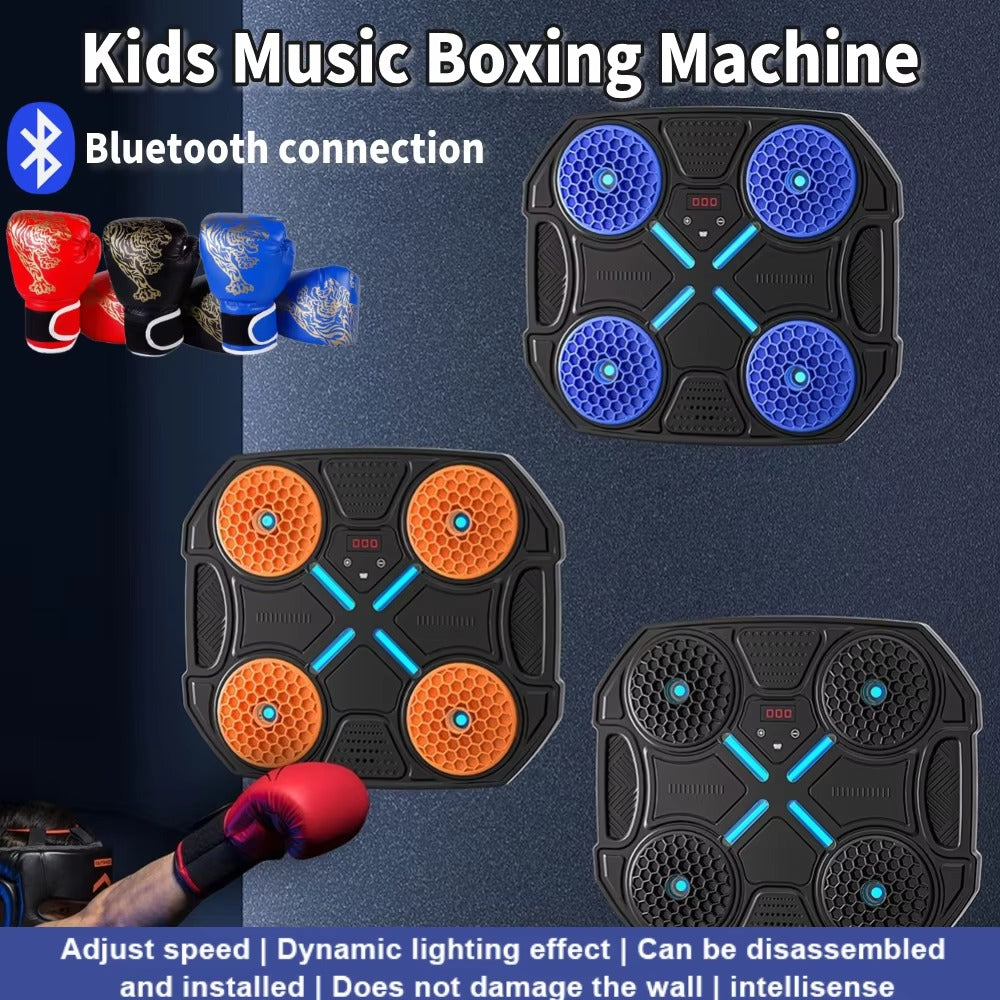 Kids LED Music Boxing Machine β Wall Mounted Bluetooth Boxing Trainer in Pakistan