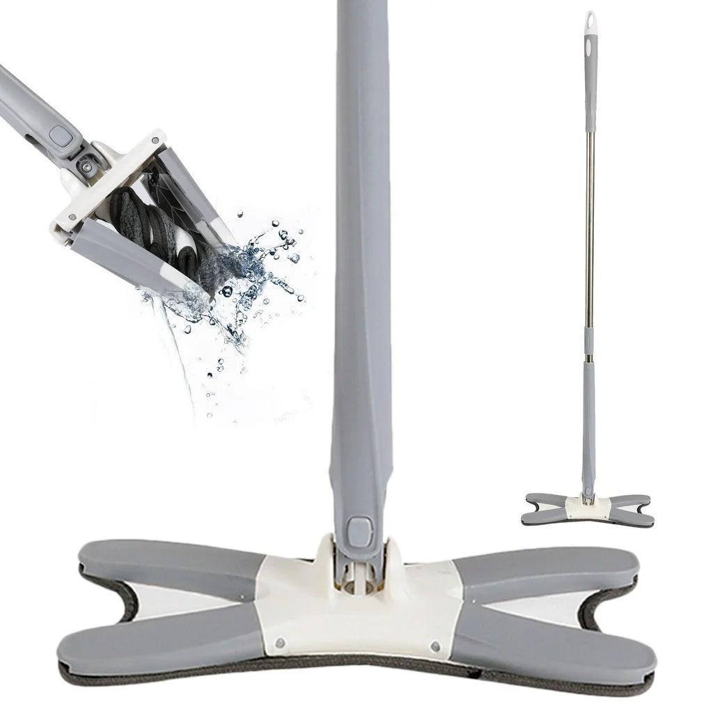 360 Degree Rotating X-Microfiber Self Squeezing Mop - Glim N Style