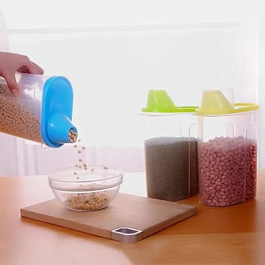 Kitchen Dispenser With Pouring Cup