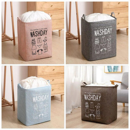 Foldable Dirty Clothes Laundry Basket Storage Bin Bucket