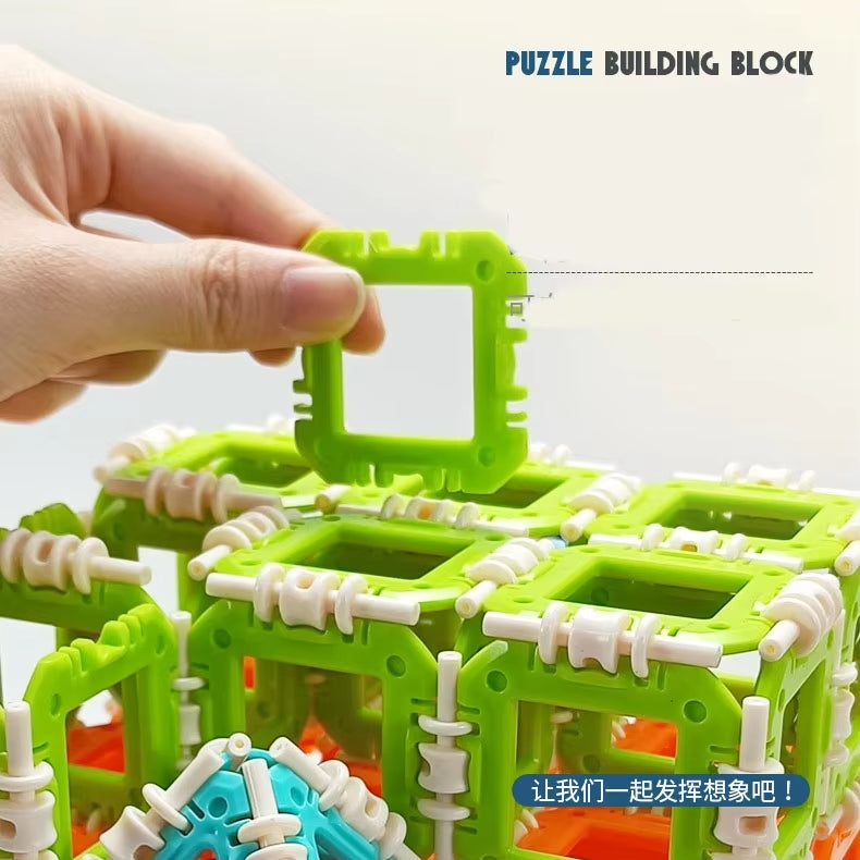 80 Pcs Buckle Building Blocks Toy