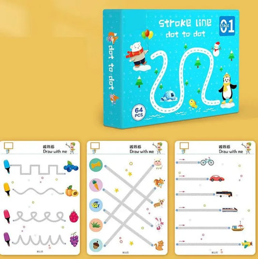 A4 Kids Educational Learning Tracing Book