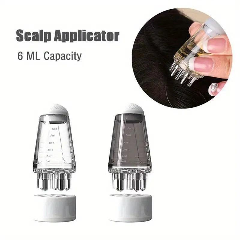 Scalp Applicator Liquid Comb Portable Mini Massage Comb Essential Oil Liquid Guiding Massager Anti Hair Loss Scalp Care Tools