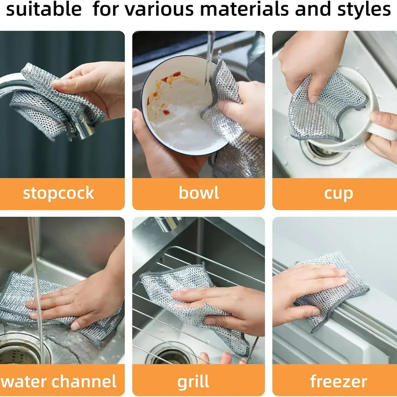 Imported Steel Wire Kitchen Cleaning Cloth