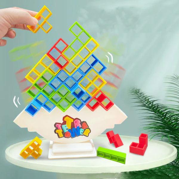 Russian Building Blocks Tetra Tower Game