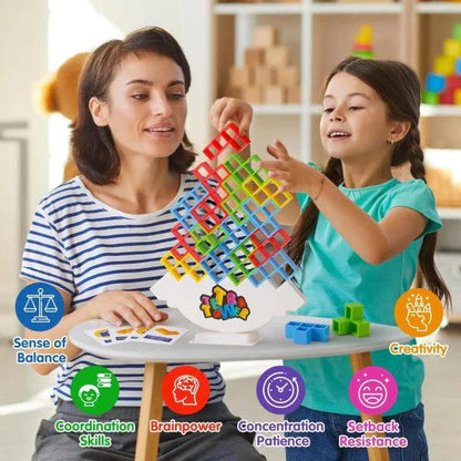 Russian Building Blocks Tetra Tower Game