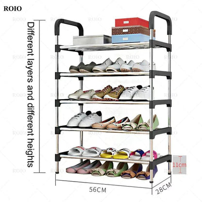 6 Layers Steel Shoe Rack Storage Stand Organizer