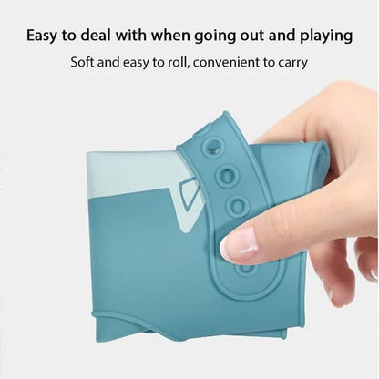 Baby Bib with Pocket Feeding Saliva Apron Waterproof Adjustable