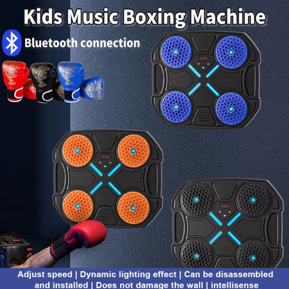 Kids LED Music Boxing Machine – Wall Mounted Bluetooth Boxing Trainer in Pakistan